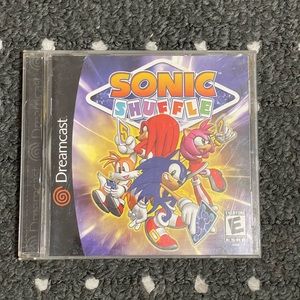 SONIC SHUFFLE FOR SEGA DREAMCAST VIDEO GAME COMPLETE CIB